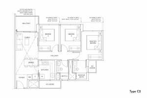 Parc Canberra Floor Plan C2